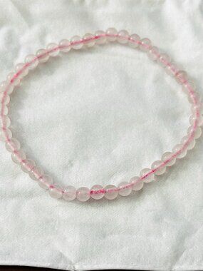 Rose Quartz Beaded Bracelet